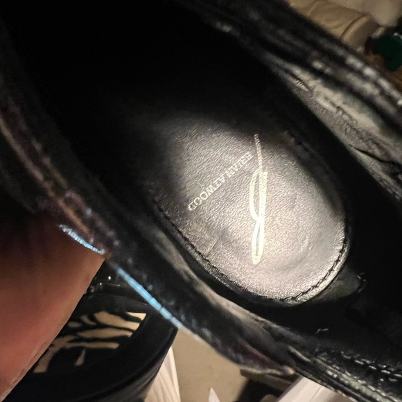 BRIAN ATWOOD Black Suede And Patent Leather Textured Bootie Size 37 - Picture 14 of 15